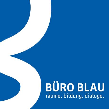 Logo BÜRO BLAU - räume. bildung. dialoge. gemeinnützige GmbH